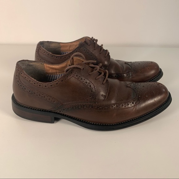 Men’s Brown Dress Shoes Murphy and Murphy Size 9 - Picture 3 of 11